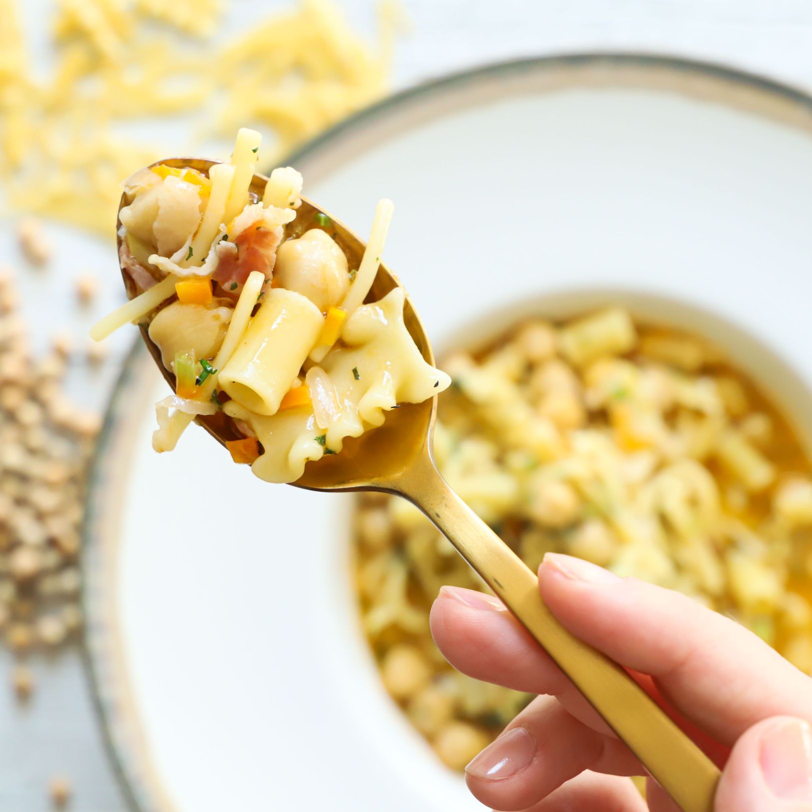 Pasta e ceci, ricetta di una minestra amata